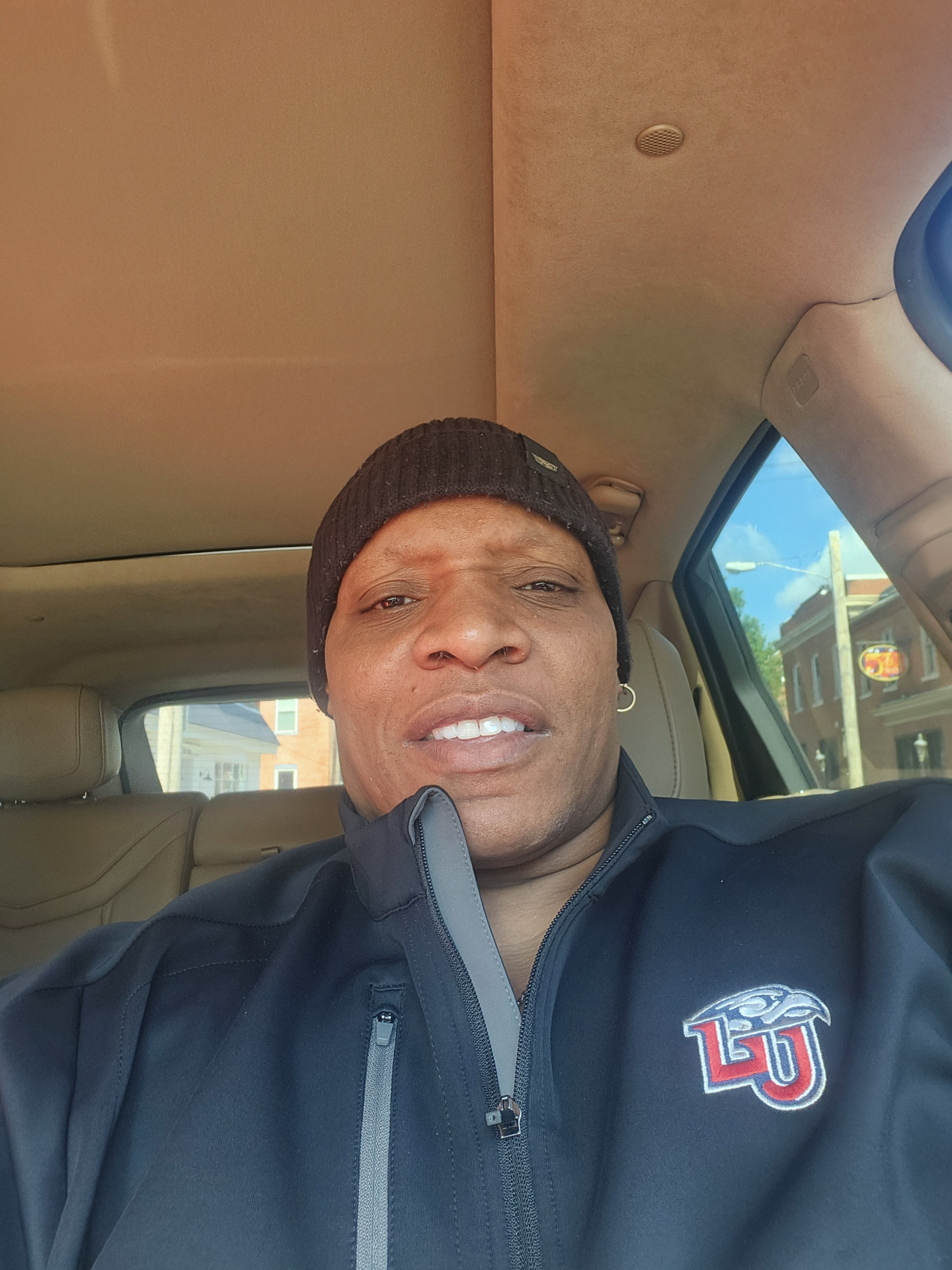 Dr. David Green wearing a Liberty University jacket.